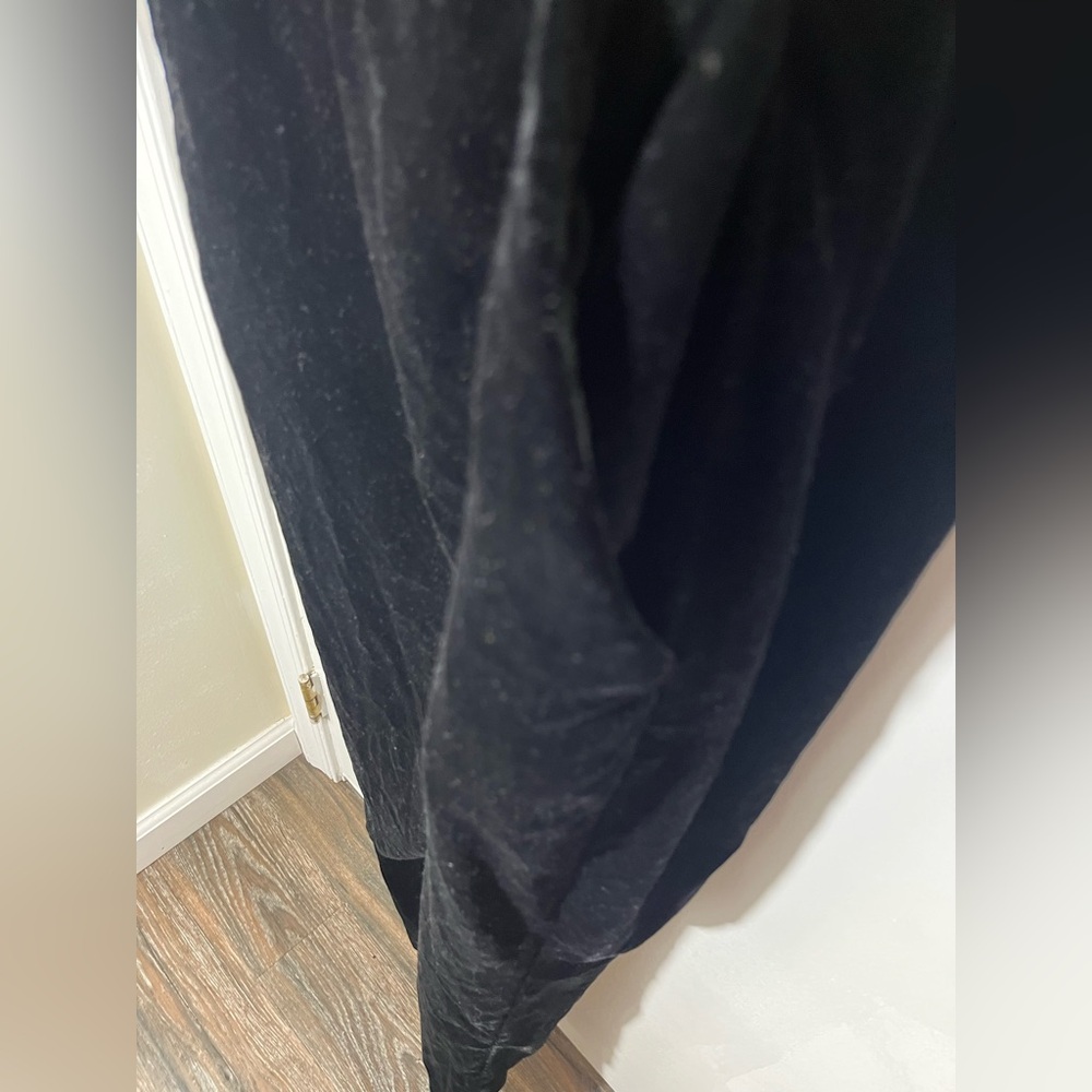 H&M Black Lace Trim Velvet Jumpsuit - Picture 9 of 12